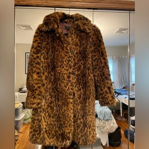 Women’s JCrew Leopard Coat